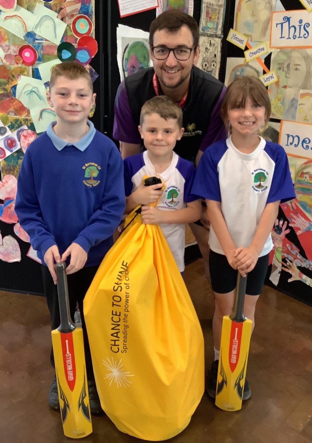 Chance to Shine Kit Bags Cheshire Cricket Board